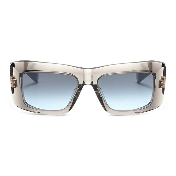 A0960Z New BALMAIN Envie BPS-140C Grey Square Sunglasses Women - Picture 2 of 3